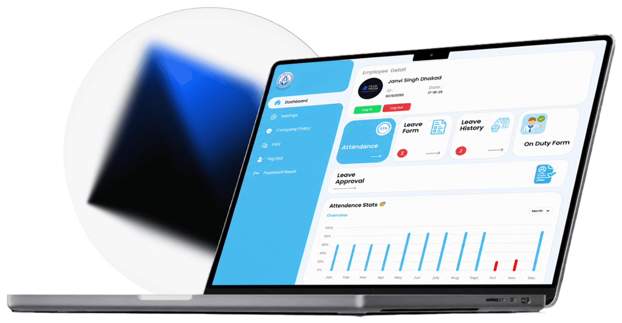 Attendance Management System dashboard